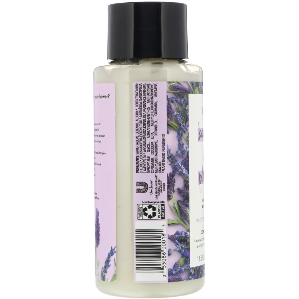Love Beauty and Planet, Condicionador Smooth and Serene, óleo de argan e lavanda, 400 ml - Imagem 2