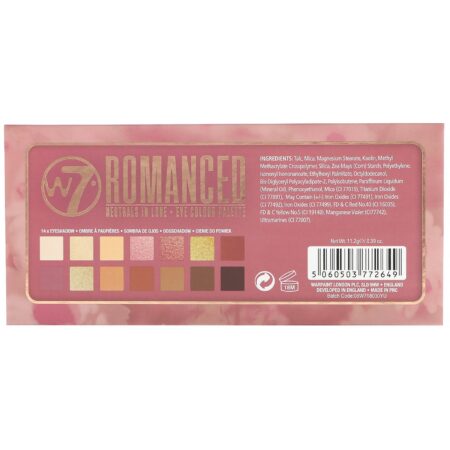 W7, Romanced, Neutrals In Love, Paleta de sombras, 11,2 g - Image 3