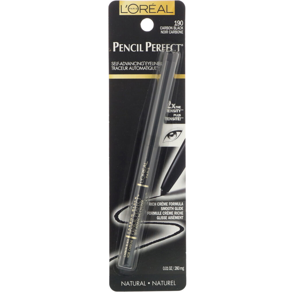 L'Oreal, Delineador Pencil Perfect Self-Advancing, 190 Preto carbono, 280 mg - Imagem 2