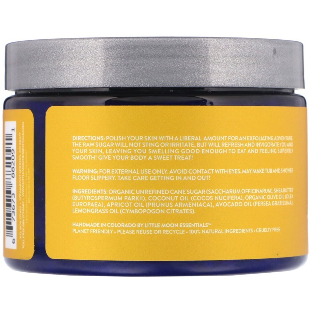 Little Moon Essentials, Brightening, Shine On, Sugar!, Bath and Shower Sugar Exfoliant, 13 oz (369 fl) - Imagem 2