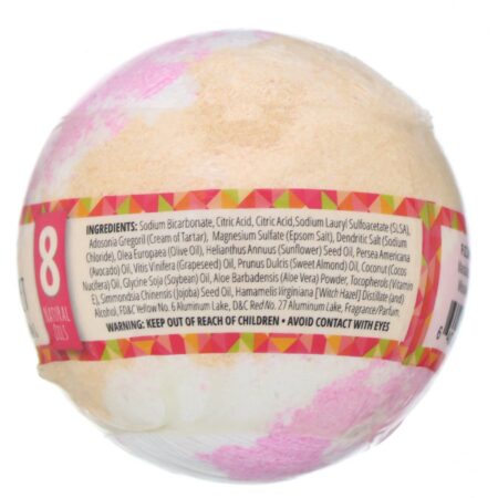 Fizz & Bubble, Esfera efervescente artesanal, Rainbow Sherbet, 6,5 oz (184 g) - Image 2