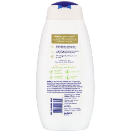 Nivea, Sabonete Líquido Corporal Refrescante, Babosa e Lírio Frescos, 591 ml (20 fl oz) - Image 2