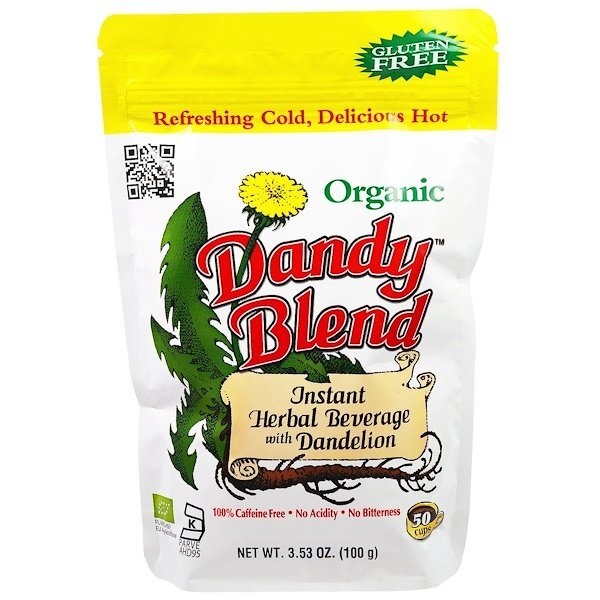 Dandy Blend, Chá Orgânico Instantâneo com Dente-de-Leão, Sem Cafeína 100g