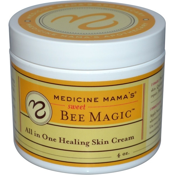 Medicine Mama's, Doce Abelha Mágica, Tudo em Um Creme de Pele Cicatrizante, 4 oz