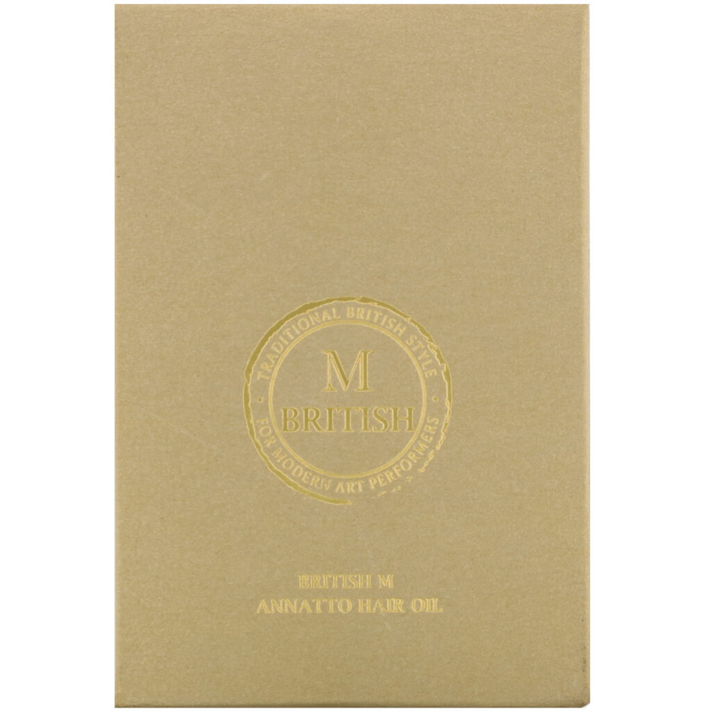 British M, Annatto Hair Oil, 2.36 fl oz (70 ml) - Imagem 2