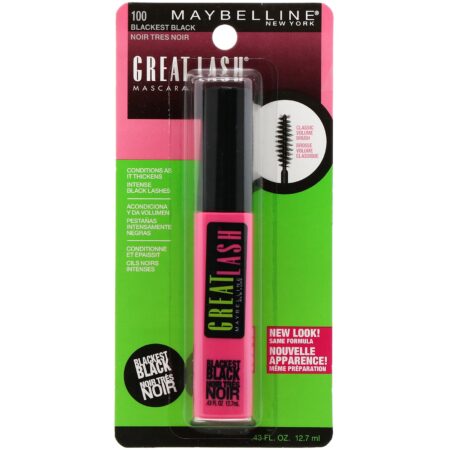 Maybelline, Rímel Great Lash, 100 Preto mais preto, 12,7 ml - Image 2