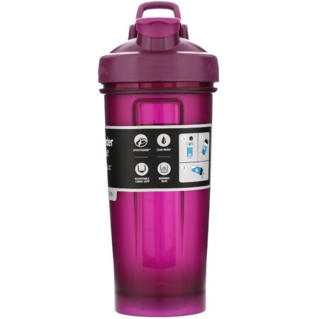 Blender Bottle, Classic With Loop, Plum, 28 oz (828 ml) - Image 2