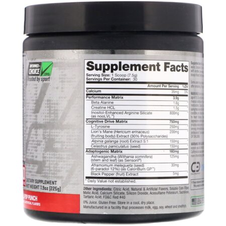 ProSupps, Dr Jekyll, Pré-treino Sem Estimulantes, Ponche de Pirulito, 7,9 oz (225 g) - Image 2