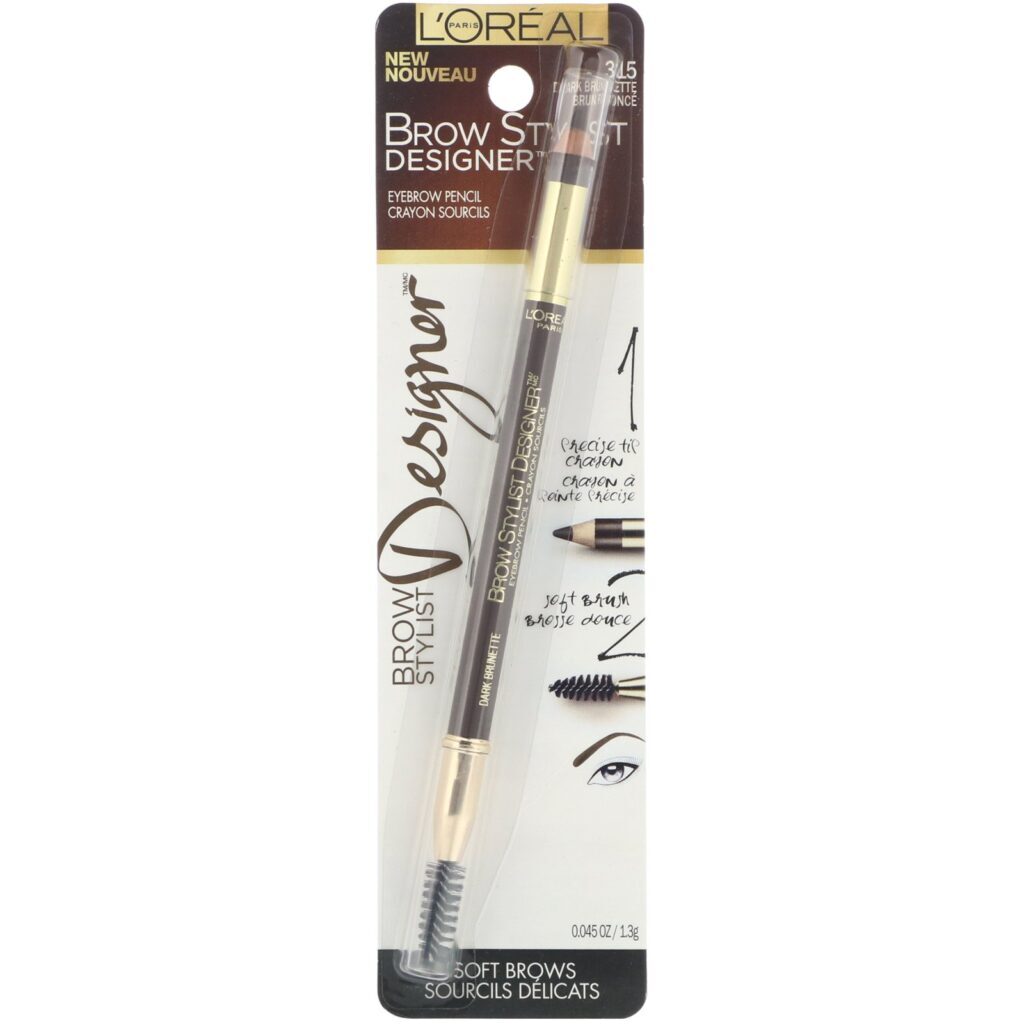 L'Oreal, Brow Stylist Designer, Lápis de sobrancelha, 315 Moreno escuro, 1,3 g - Imagem 2