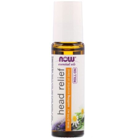 Now Foods, Roll-On para Alívio dos Desconfortos da Cabeça, 10 ml (1/3 fl oz) - Imagem 3