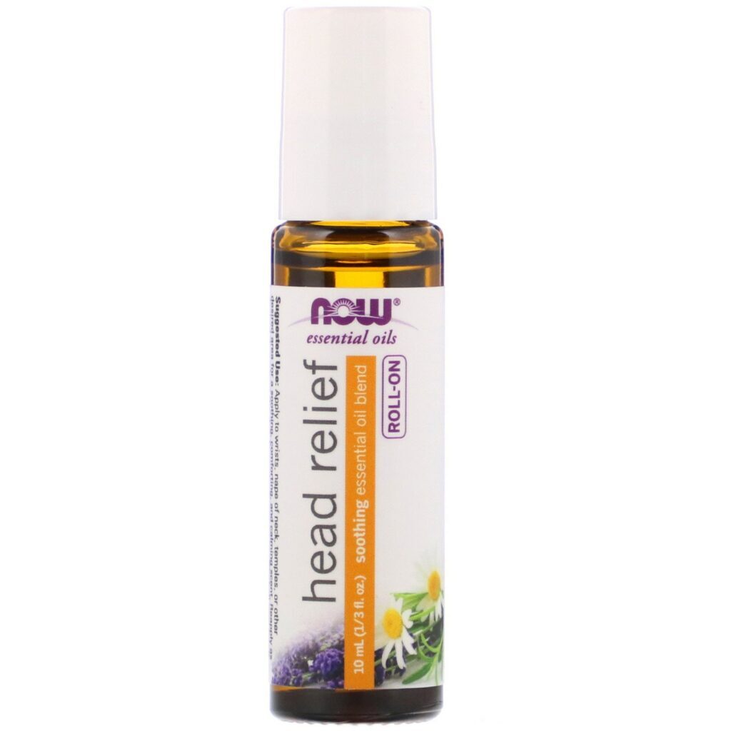 Now Foods, Roll-On para Alívio dos Desconfortos da Cabeça, 10 ml (1/3 fl oz) - Imagem 3