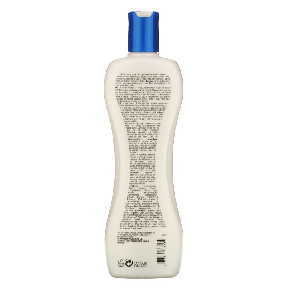 Biosilk, Hydrating Therapy, Conditioner, 12 fl oz (355 ml) - Imagem 2