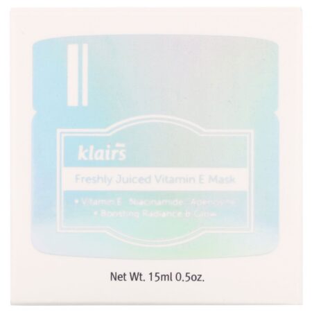 Dear, Klairs, Freshly Juiced Vitamin E Mask, 0.5 oz (15 ml) - Image 2