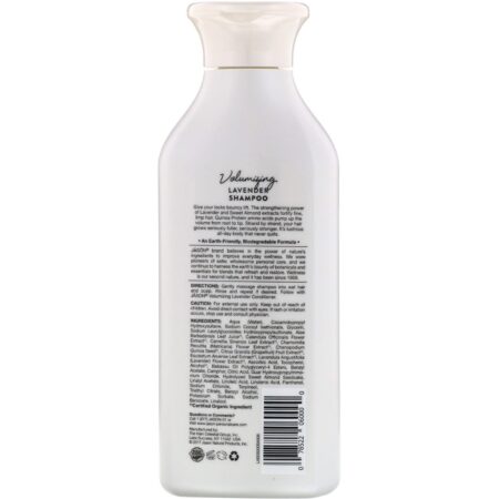 Jason Natural, Shampoo Natural Puro, Lavanda Volumizadora, 16 fl oz (473 ml) - Image 2