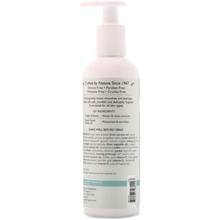 Aubrey Organics, Body Lotion, Collagen & Almond, All Skin Types, 8 fl oz (237 ml) - Image 2