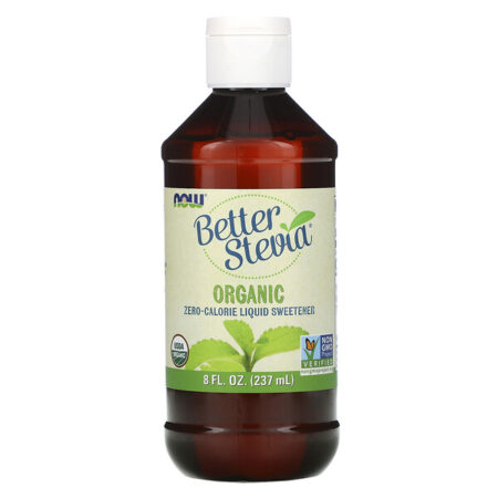 Now Foods, Orgânico, BetterStevia, Adoçante Líquido com Zero Calorias, 8 fl oz (237 ml)