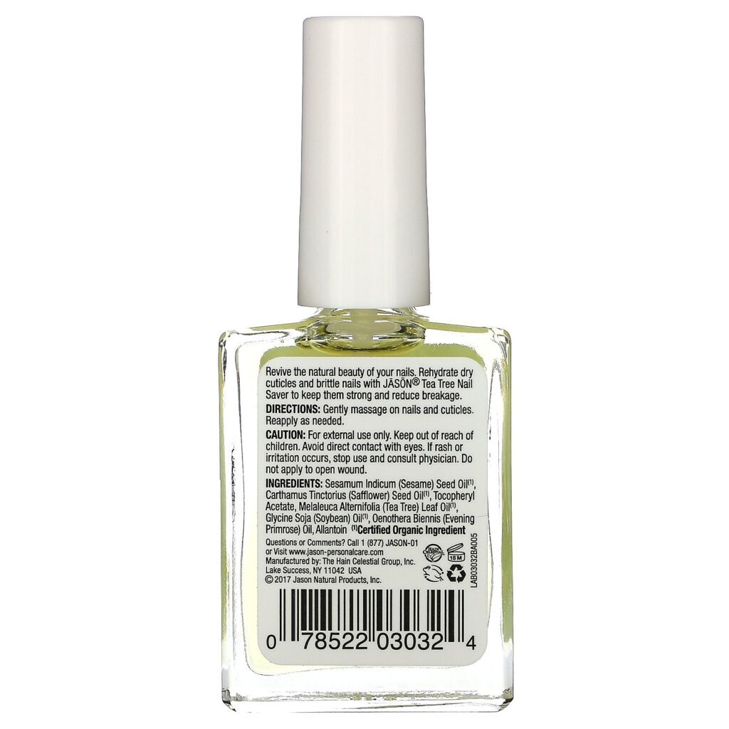 Jason Natural, Salva-Unhas, Melaleuca, 15 ml (0,5 fl oz) - Imagem 2