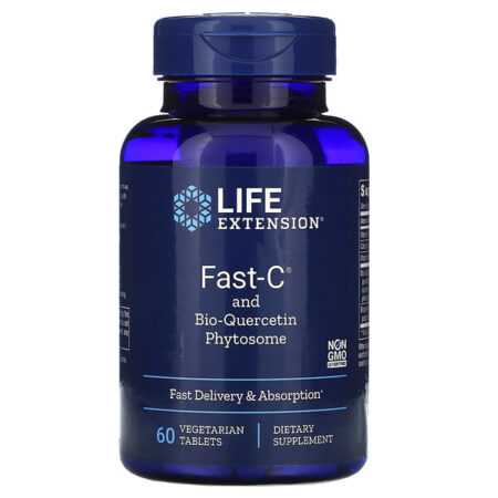 Life Extension, Fitosoma de Bio-Quercetina e Fast-C, 60 Comprimidos Vegetarianos