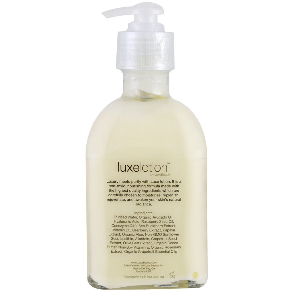LuxeBeauty, Luxe Lotion, Luxury Face, Body, & Hand Moisturizer, Grapefruit, 8.5 fl oz (251 ml) - Imagem 2