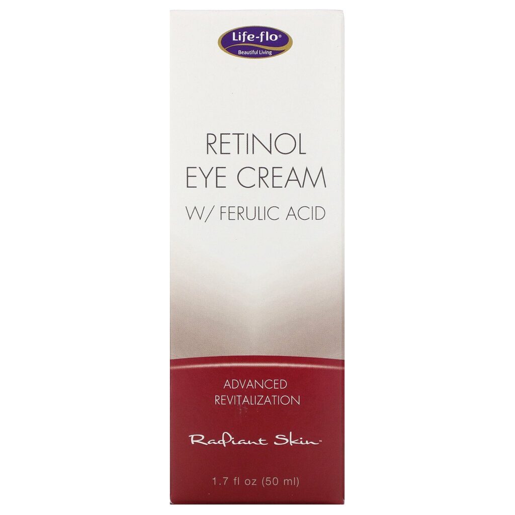 Life-flo, Creme para os olhos com retinol e ácido ferúlico, 1,7 fl oz (50 ml) - Imagem 2