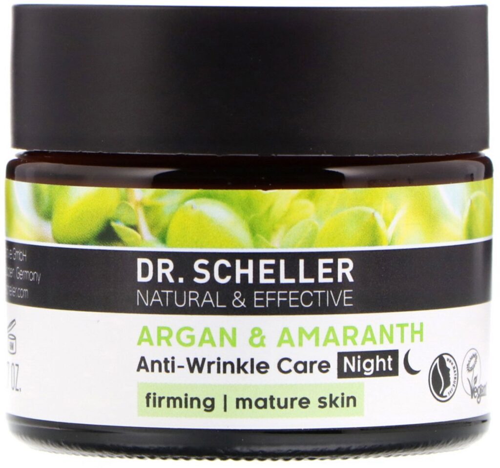 Dr. Scheller, Cuidados Antirrugas, Creme Noturno, Argan e Amaranto, 49 g (1,7 oz) - Imagem 3