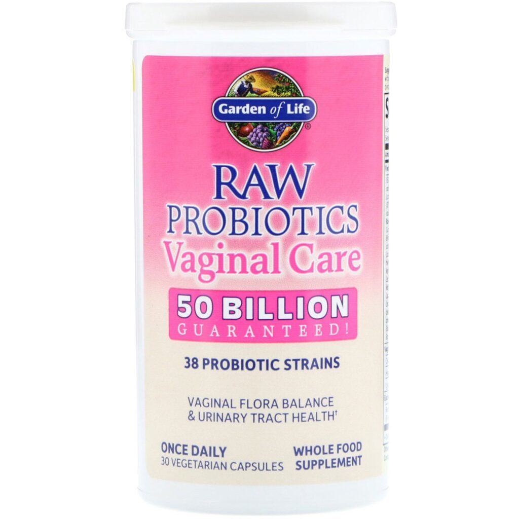 Garden of Life, Raw Probiotics, Vaginal Care, 30 Cápsulas Vegetais - Imagem 3