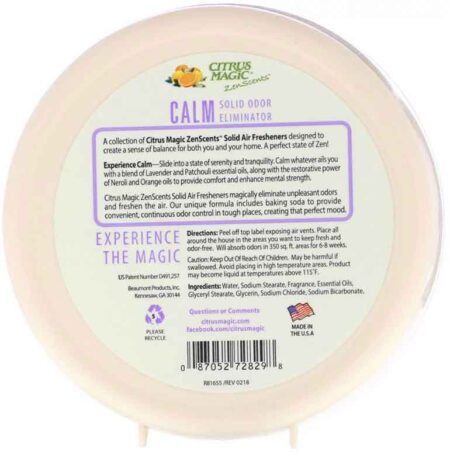 Citrus Magic, ZenScents, Calm, 7 oz (198 g) - Image 2