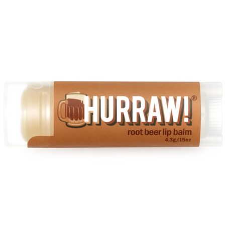 Hurraw! Balm, Bálsamo labial, root beer, 0,15 oz. (4,3 g)