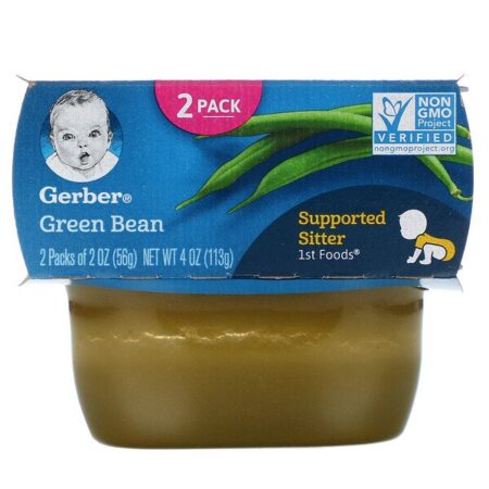 Gerber, Green Bean, 2 Pack, 2 oz (56 g) Each