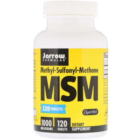 Jarrow Formulas, MSM, 1,000 mg, 120 Tablets