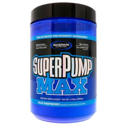 Gaspari Nutrition, Máximo SuperImpulso, Framboesa Azul Refrescante, 1.41 lbs (640 g)