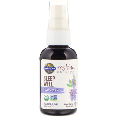 Garden of Life, MyKind Organics, Sleep Well, Spray R&R, 58 ml (2 fl oz) - Imagem 3