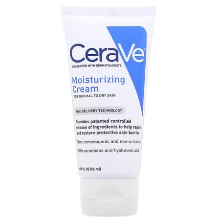 CeraVe, Creme Hidratante, Para Pele Normal a Seca, 56 ml (1,89 fl oz)