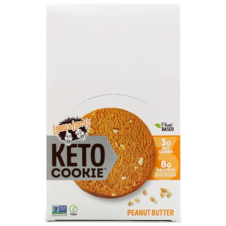 Lenny & Larry's, KETO COOKIE, Peanut Butter, 12 Cookies, 1.6 oz (45 g) Each - Image 2