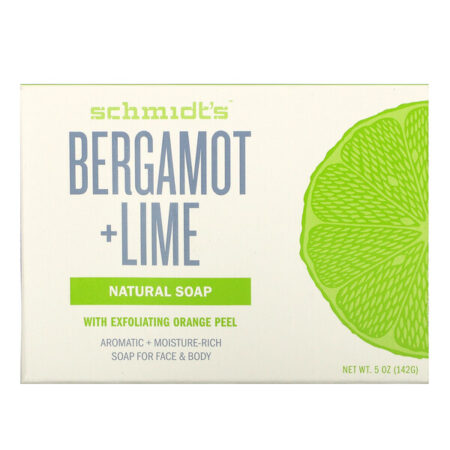 Schmidt's, Natural Soap, Bergamot + Lime, 5 oz (142 g)