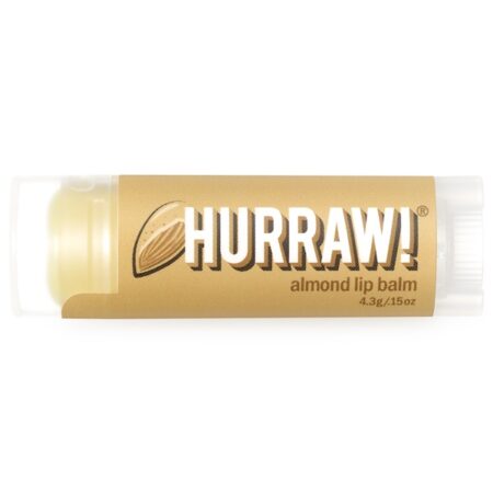 Hurraw! Balm, Bálsamo para Lábios, Amêndoa, 0,15 oz (4,3 g)