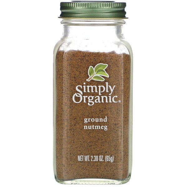 Simply Organic, Ground Nutmeg, 65 g (2,30 oz)