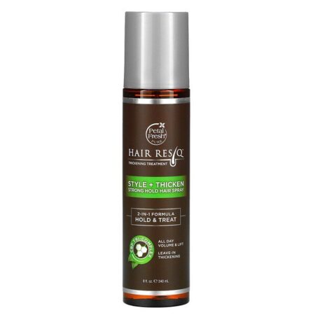 Petal Fresh, Hair ResQ, Tratamento Espessante, Penteie + Espesse, Spray de Cabelo de Forte Fixação, 8 onças (240 ml)