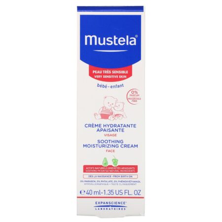 Mustela, Baby, Soothing Moisturizing Face Cream, 1.35 fl oz (40 ml) - Image 2