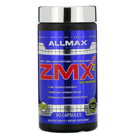 ALLMAX Nutrition, ZMX2 Magnésio Quelato de Alta Absorção, 90 Cápsulas