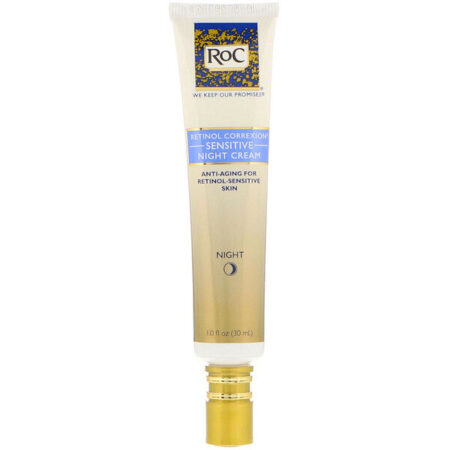 RoC, Correção com Retinol, Creme Noturno para Peles Sensíveis, 1,0 oz fl (30 ml)