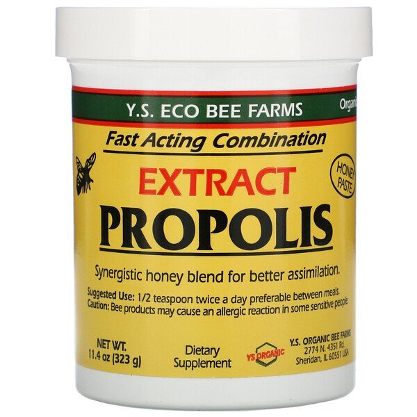 Y.S. Eco Bee Farms, Própolis, Extrato, 323 g (11,4 oz)