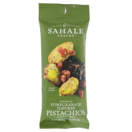 Sahale Snacks, Glazed Mix, Pomegranate Pistachios, 9 Packs, 1.5 oz (42.5 g) Each - Image 4