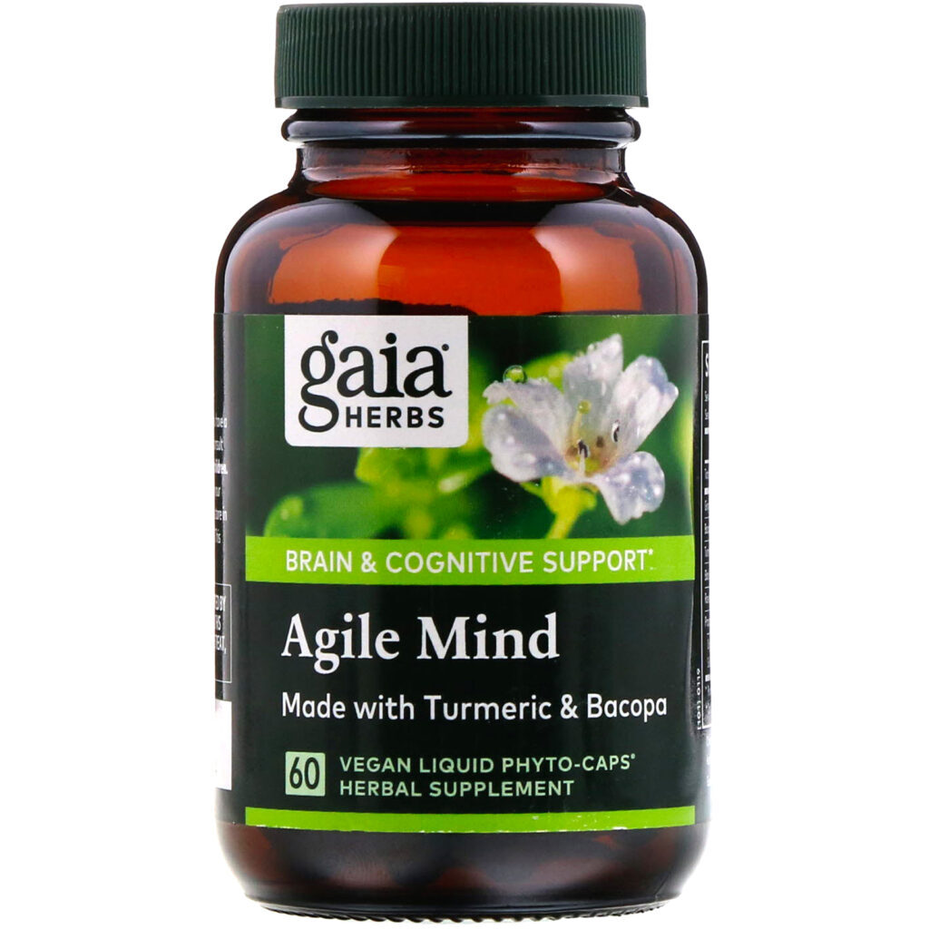 Gaia Herbs, Mente Ágil, 60 Phyto-Caps Líquidas Veganas - Imagem 3
