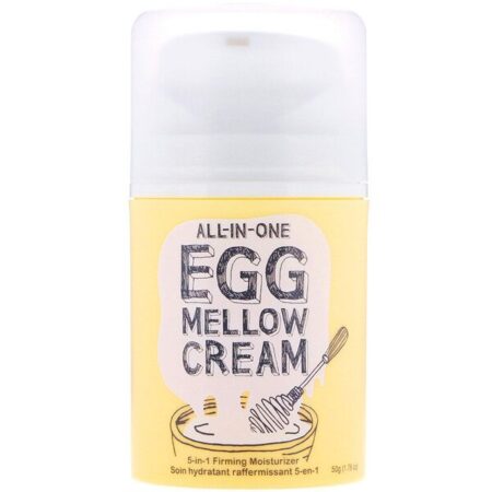 Too Cool for School, Creme Multifuncional Suave de Ovo, Hidratante Firmador 5-em-1, 50 g (1,76 oz)