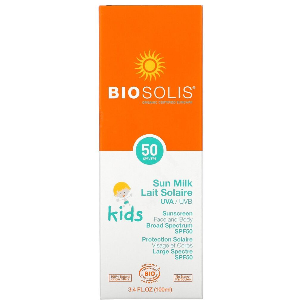 Biosolis, Sun Milk, Protetor Solar Infantil, Sun Milk, FPS 50, 100 ml (3,4 fl oz) - Imagem 2