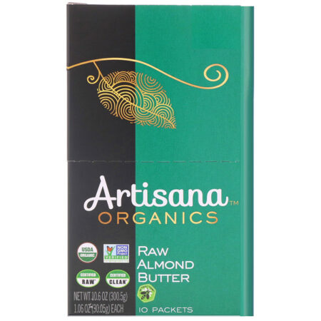 Artisana, Manteiga Pura de Amêndoa, 10 Sachês, 1.06 oz (30,05 g) Cada - Image 2