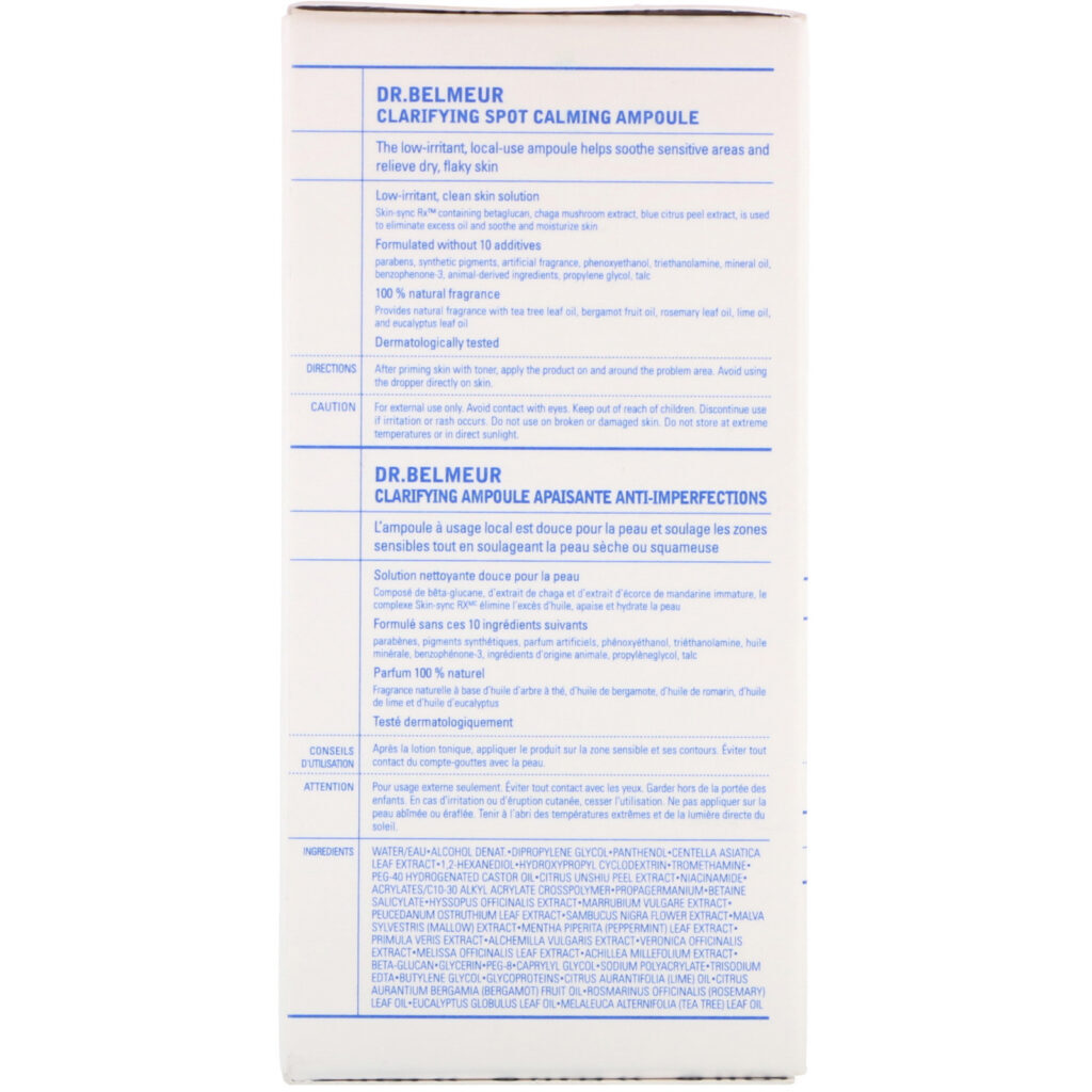 Dr. Belmeur, Clareamento, Ampola Suavizante de Manchas 0,74 fl oz (22 ml) - Imagem 3