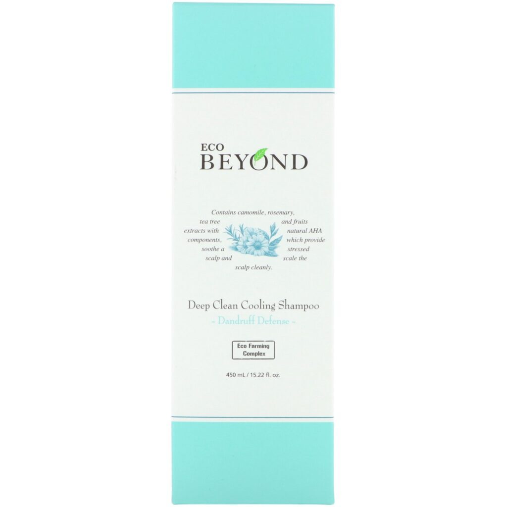 Beyond, Shampoo Refrescante para Limpeza Profunda, Proteção Anticaspa, 15,22 fl oz (450 ml) - Imagem 2