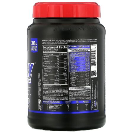 ALLMAX Nutrition, AllWhey Classic, 100% Whey Protein, Morango, 2 lbs (907 g) - Image 2